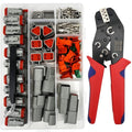 2/3/4 Pin Deutsch Connector Kit 18 Set Waterproof DT Connector with Crimper - color: 2-3-4pin/18kit With Crimper