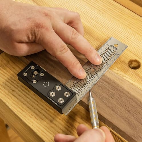 JessEm 12" Precision Woodworking Square - Self-Standing Layout Tool