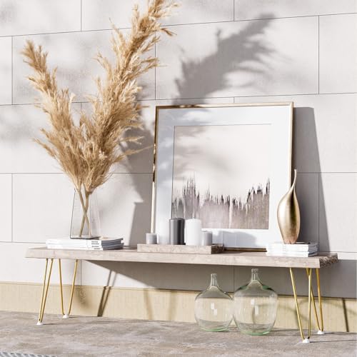 SMARTSTANDARD 12 Inch Hairpin Furniture Legs, Gold Set of 4PCS - color: Gold, size: 12 Inch