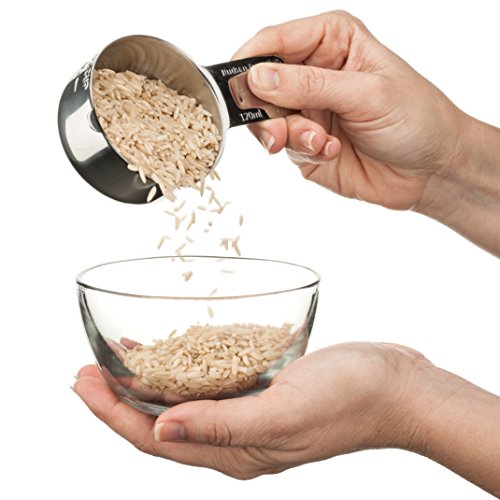 Hudson Essentials Stainless Steel Measuring Cups Set (6 Piece Set) (Pack of 2) - size: 6 Piece Set (Pack of 2)