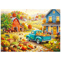 Golden Autumn Puzzles for Adults 1000 Pieces - color: Golden Autumn