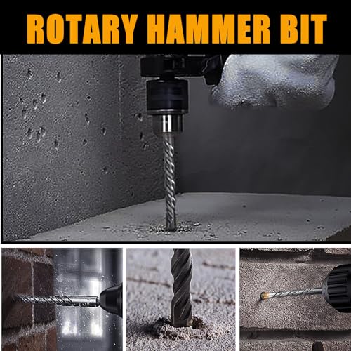 1-3/16" X 12.2" SDS Plus Rotary Hammer Drill Bit, Concrete Drill Bit - size: 1-3/16 " diameter, style: 12.2 " length