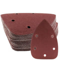 25 Pcs Mouse Detail Sander Sandpaper, 120 Grit, 5 Hole - size: 120 Grit - 25 Pcs