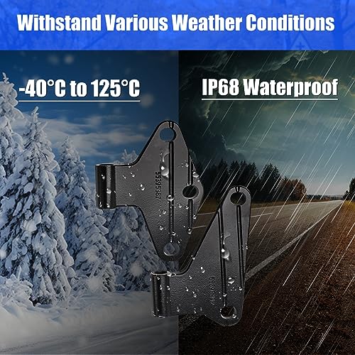 Body Door Hinge Compatible with Wrangl-er JK JKU Unlimited 2007-2018 Interior Door Hinges Compatible with JK 8 Pcs - size: 4 Door Interior Hinges