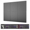ValueMax 6 Pack Metal Pegboard Panels, 12"x12" Wall Tool Organizer