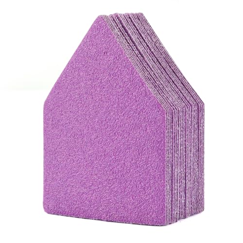 60 Grit Sandpaper, Triangle Sanding Sheets, Fits Milwaukee M12 Fuel Sander - style: 60 Grit