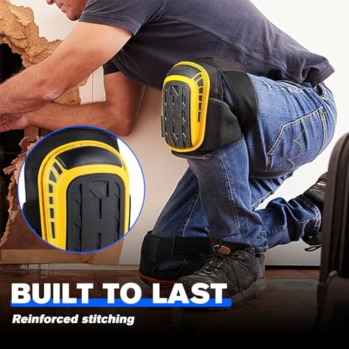 Knee Pads for Work, Professional Construction Knee Pads for Men