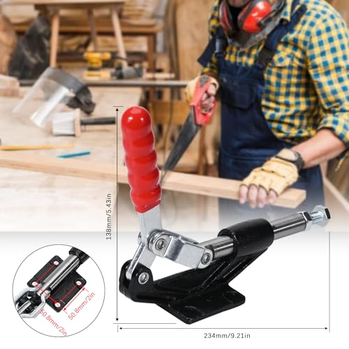 1-Pack, 304H Push Pull Toggle Clamp, 1,499 lb Holding Capacity - style: 304H,1PK