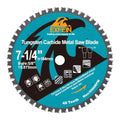 7-1/4" 48T Metal Circular Saw Blade - EXFEIN Tungsten Carbide Tipped Saw Blade Arbor 5/8" for Metal Sheet or Pipe, Angle Iron, Rebar, Ferrous Metals, Non-Ferrous Metals - size: 7-1/4"