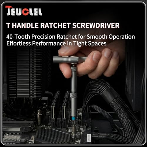 33 in 1 Magnetic Screwdriver, Multi Bit Ratcheting Screwdriver Set