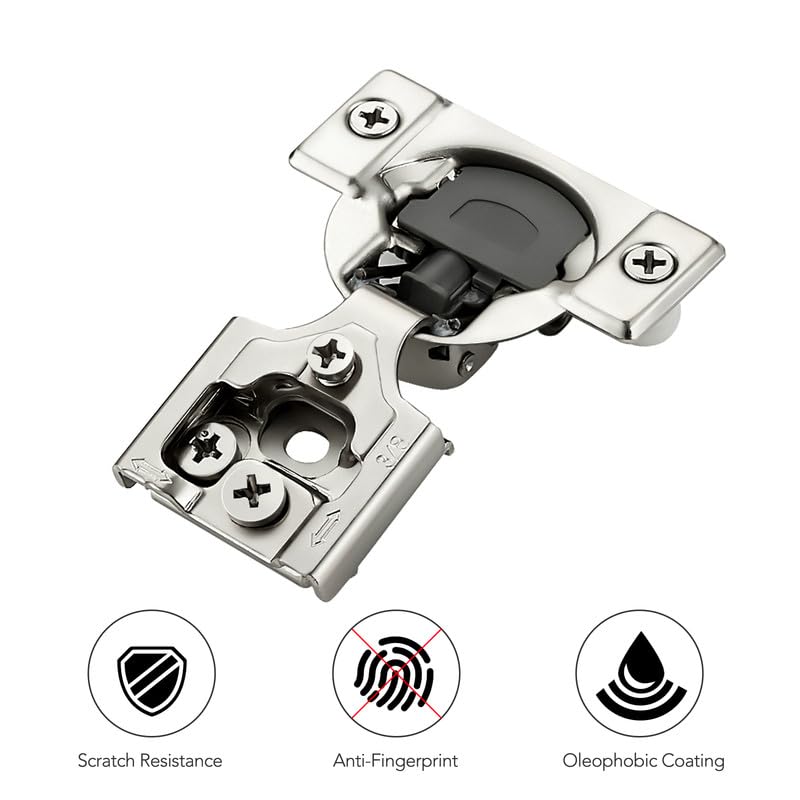 Ravinte 3/8 Inch Overlay Soft Close Hinge Kitchen Cabinet Hinges 50 Pack - size: 3/8 inch Overlay