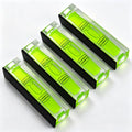 High precision mini bubble, double line small level bubble, three line flat ball level, household ruler can be turned 180 degrees (Magnetic, 55 * 17 * 15mm（4PCS)) - size: 55*17*15mm（4PCS)