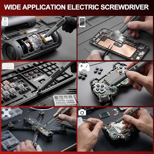 SHARDEN 75 IN 1 Mini Electric Screwdriver Set, Power Screwdriver