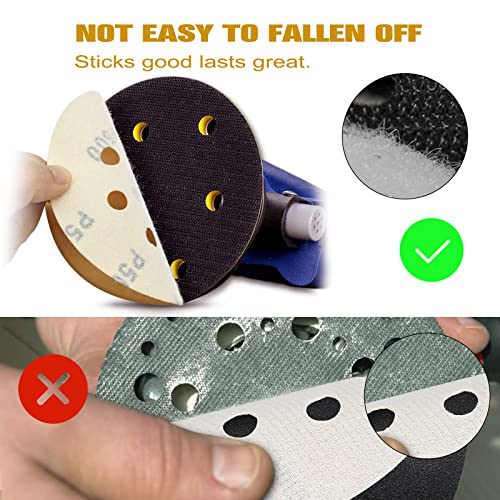 100PCS 5 Inch Sanding Discs 100 Grit Random Orbit Sander Sandpaper | Premium Gold Orbital Sander Pads，Hook and Loop Sand Paper Sander discs,Sanding Pads for Metal,Car,Wood - style: Advanced Aluminum Oxide