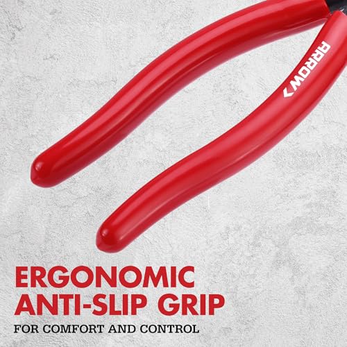 ARROW 7" Precision Wire Cutters, Precision Flush Cut Diagonal Pliers - size: 7 Inch