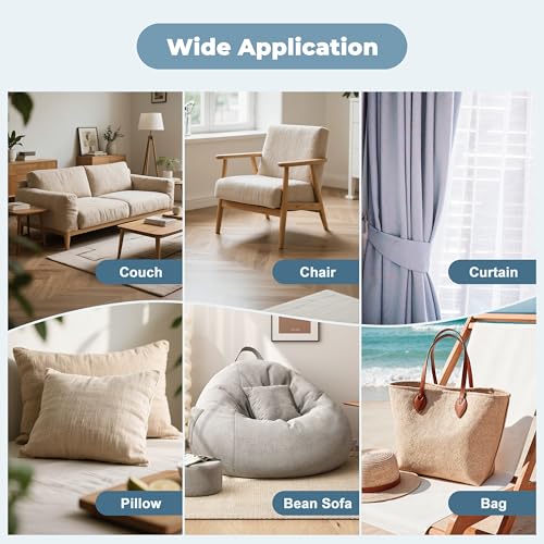 BESEZX Linen Fabric Repair Patch Upholstery Patch 3 PCS 9 * 11 Inch - color: Beige, size: 9*11 inch