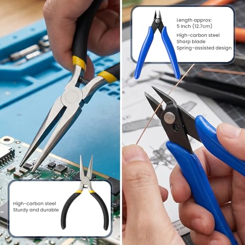 3D Printer Tools Kit – 124-Piece Rotary Set for 3D Printing Post-Processing