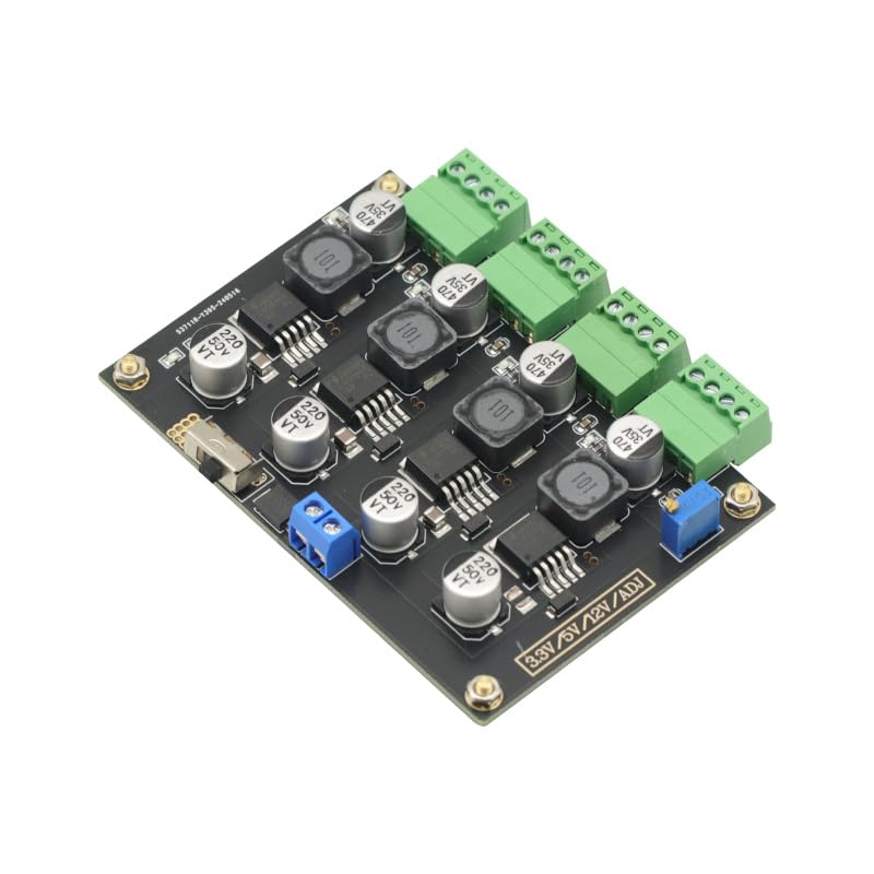 LM2596 Multi Channel Switching Power Supply 3.3V/5V/12V/ADJ Adjustable Voltage Output Power Supply Module