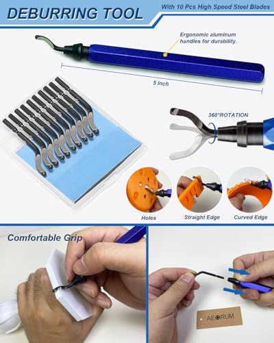 124Pcs 3D Printing Accessory Tools with Tool Bag for Remove/Trim and Finish 3D Print Includes Deburring Tool, Nozzle Cleaning, Removal Scrapers, Finishing Tools,etc. - style: Tools with Oxford bag