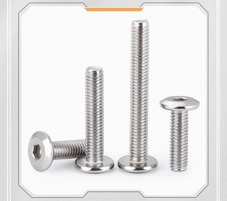 cSeao 5/16"-18 x 1-1/2" Flat Head Allen Head Joint Conecting Bolts, Socket Cap Screws for Furniture Connecting, 304 Stainless Steel, 10 Pack - size: 5/16-18*1-1/2 10pcs