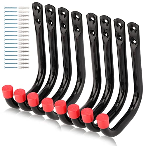 Heavy Duty Steel Garage Storage Utility Hooks, 8 Pack Wall Mount Hanging Storage Utility Hanger - size: 4.1inch
