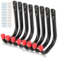 Heavy Duty Steel Garage Storage Utility Hooks, 8 Pack Wall Mount Hanging Storage Utility Hanger - size: 4.1inch