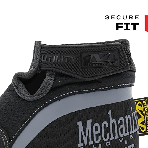 Mechanix Wear Utility High-Dexterity Touchscreen Work Gloves Black XX-Large - size: XX-Large