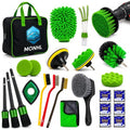 26Pcs Car Detailing Kit – Car Cleaning Kit, Drill Brush for Car Seats Detailing, Car Detailing Brush Set, Car Cleaning Supplies, Car Wash Mitt, Car Wash Brush, Car Wash Sponges, Wheel Brush