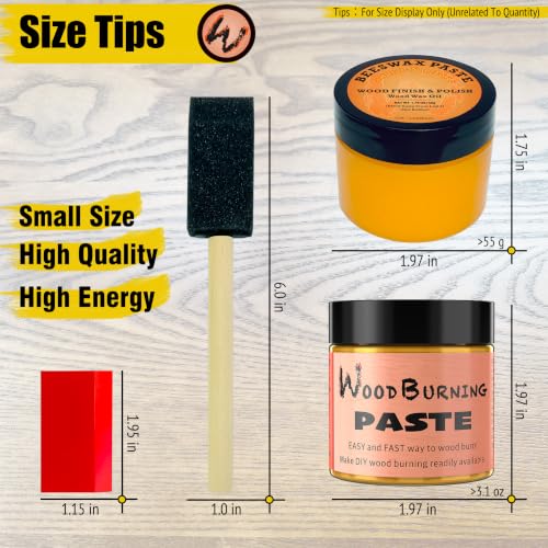 LAOBIAO Wood Burning Paste & Beeswax Kit - color: Standard Set