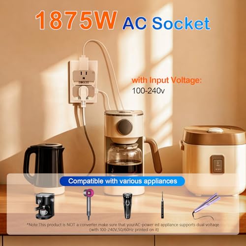 Multi Plug Outlet Extender with 20W USB C Charger and 2 Outlets - size: 1Pack