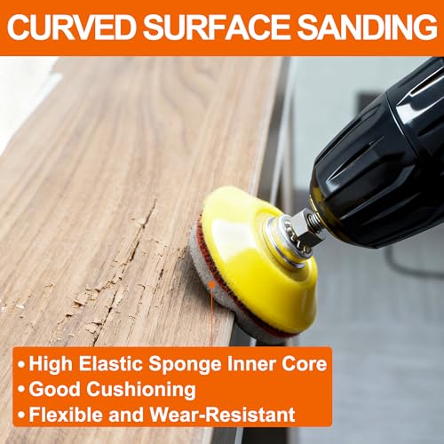 64 PCS 2 Inch Sanding Disc,Hook and Loop Sanding Pads 1200-1500 Grit - style: 1200-1500 Grit 64PCS