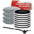 New Upgrade Furniture Sliders - Multi-Surface 3-in-1 Movers Sliders - size: 4.3in Round 8+4+1Pack