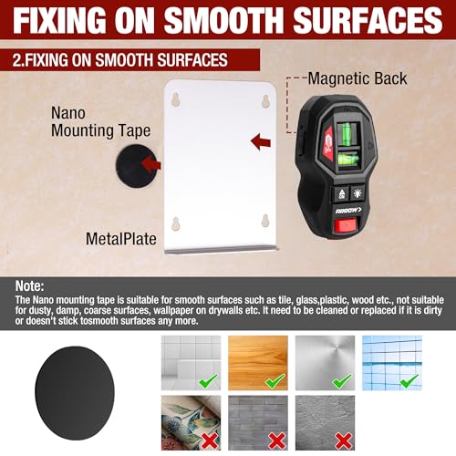 ARROW 2-in-1 Laser Level with Magnetic Stud Finder