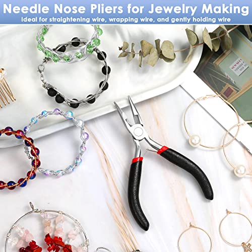 Billbotk Needle Nose Pliers For Jewelry Making, Long Nose Craft Pliers, Needlenose Pliers For Jewelry Making - style: Needle Nose Pliers