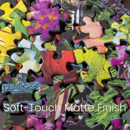 from the Garden, Part 1 Flower Puzzle, Premium 1000 Piece Jigsaw Puzzle for Adults, Glare-Free, Soft-Touch Puzzles, Made in USA, 26.6" x 19.25" - color: From the Garden, Part 1