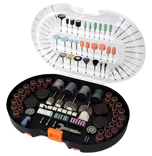 WEN 230327A 327-Piece Rotary Tool Accessory Kit with Carrying Case - size: 327 Pieces