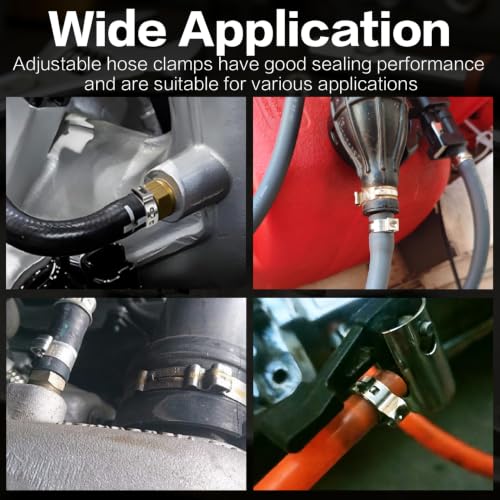 130Pcs 304 Stainless Steel PEX Pinch Clamp Kit with Crimper Tool