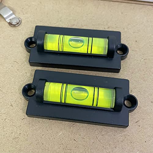 5Pcs RV Standard Level with Mounted Ear Bubble Spirit Levels for Leveling Camper, RV Travel Trailer, Car Camping, Turntable, TV Mounts, Phonograph, Tripod - size: Style C, Non-Magnetic