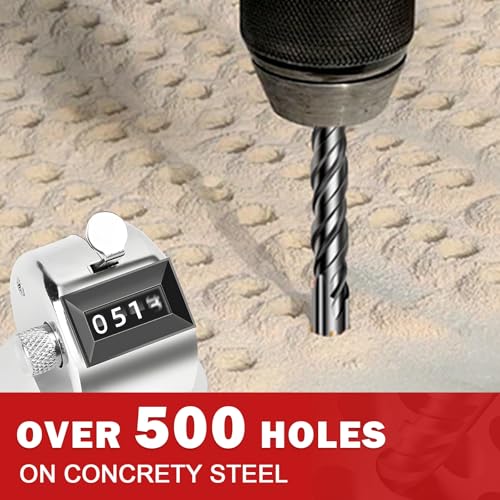 SDS Plus Rotary Hammer Drill Bit 1" x 12"Concrete Masonry Drill Bits for Brick, Cement & Stone - Durable Alloy Tip, Fast Drilling - size: 1" x 12"