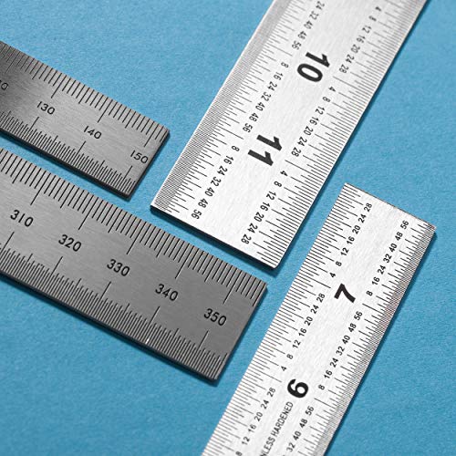 Mr. Pen- Machinist Ruler, 4 Pack, (6, 8, 12, 14 Inch) - style: 6, 8, 12, 14 inch