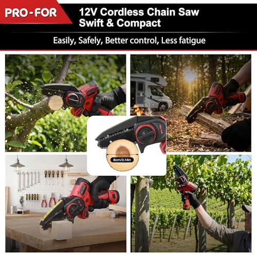 12V Brushless Combination Power Tool Kit, 3-in-1 Cordless Multi-Head System with Mini Chainsaw, Belt Sander, Blower, Interchangeable Heads for DIY & Home Workshop