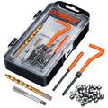 M6x1.0 Thread Repair Kit, Metric Helicoil Repair Kit with HSS Drill Bits - size: M6x1.0
