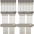 60-Piece Wire Brush Set - Metal Rust Removal, Polishing, Cleaning - Shaft 1/8″ (3mm) - Removes Burrs, Dust, and Oxide Layer - Handles Rough Surfaces - Designed for Industrial and DIY Enthusiasts - style: Set of 60 Wire Brushes