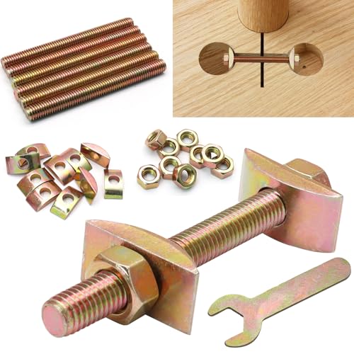 6 Sets Countertop Connector Bolts M8x80mm - size: M8x80mm
