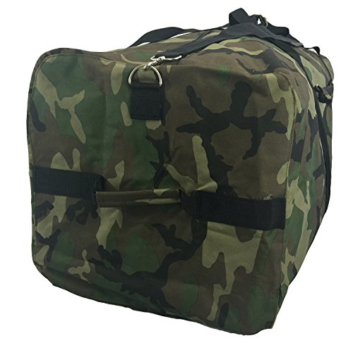 Heavy Duty Cargo Duffel Large Sport Gear Drum Set Equipment Hardware Travel Bag Rooftop Rack Bag - color: Camouflage, size: 36" x 17" x 17"