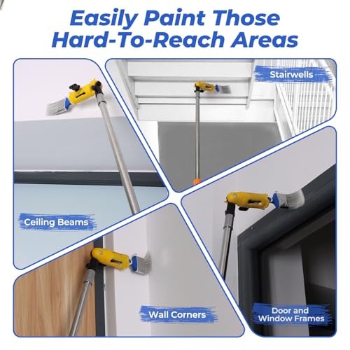 Upgraded Locking Design Multi-Angle Paint Brush Extender Holder