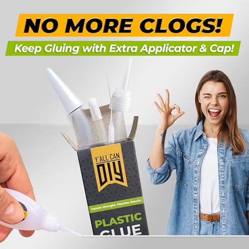 Plastic Glue for Models, Miniatures, Legos, PLA & 3D Printing Repair – Fast Setting Heavy Duty Strong Super Glue for Plastic 20g (4 Pack) - size: 4 Pack
