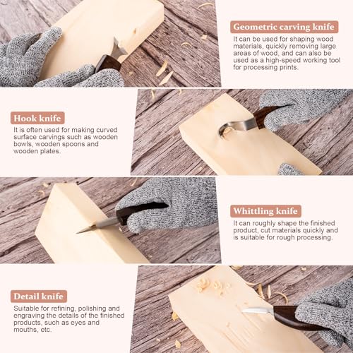26 in 1 Wood Carving Tools Kit for Beginners