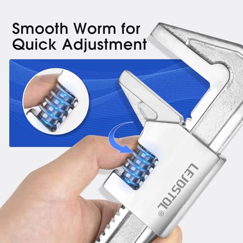 9 & 11" Adjustable Automotive Wrench Set, Wide Jaw Opening up to 3 Inch, Ideal for Versatile Use in Auto, Construction, and Home Repairs
