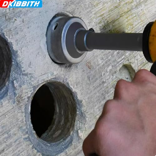 1-1/2" Concrete Hole Saw, 38mm Tungsten Steel Core Bit for Cinder Block, Brick, Rock, Plank Walls for Pipes or mini Split Lines, with SDS Plus Shank and 2 Center Positioning Drill Bits. - size: 1-1/2"